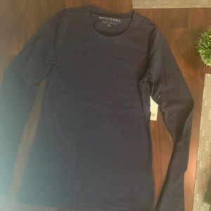 Banana Republic Essential Crew Neck T, Long Sleeve, XS